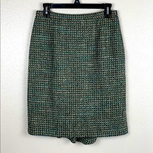 Max Mara tweed skirt with flounce hem - size 6